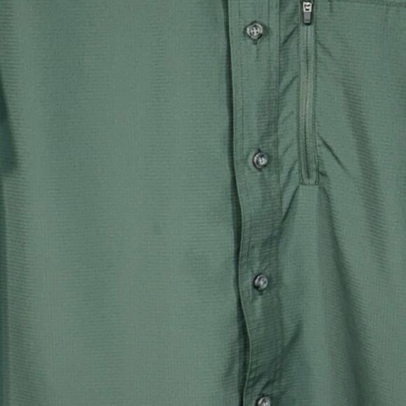 Eddie Bauer Mens X-Large Shirt Button-Up Short Sleeve Lightweight Quick-Dry - Picture 5 of 8